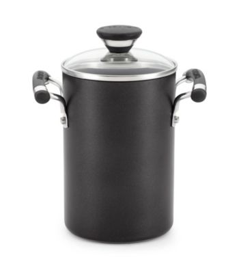 Circulon® Acclaim 3.5-qt. Black Covered Asparagus Pot with Steamer