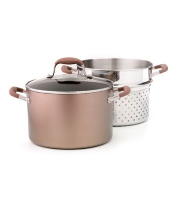 Anolon ® Advanced Bronze 7-qt. Covered Stockpot and Pasta Insert
