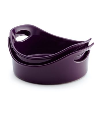 Rachael Ray® Stoneware Purple Open Bakers