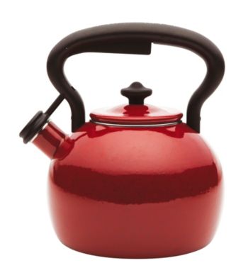 Paula Deen® Signature Teakettles 2-qt. Red Speckle Bulb Teakettle