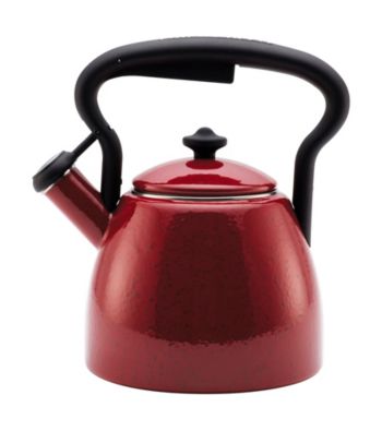 Paula Deen® Signature Teakettles 2-qt. Red Speckle Curvy Teakettle