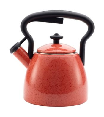 Paula Deen® Signature Teakettles 2-qt. Coral Speckle Curvy Teakettle