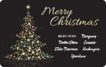 Gift Card - Merry Christmas - Lighted Tree