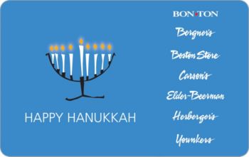 Gift Card - Happy Hanukkah - Menorah