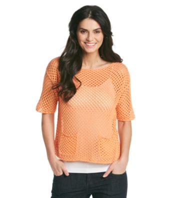 Eight Eight Eight® Open Stitch Boatneck Sweater
