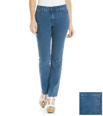 Laura Ashley® Petite's Blue Bootcut Jeans