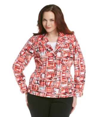 Laura Ashley® Plus Size Multi Blazer