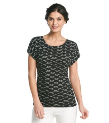 Evan-Picone® Wavy Knit Textured Top