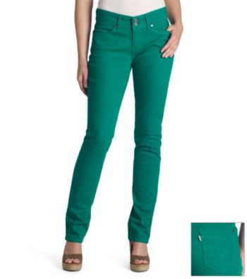 Levi's 529 Curvy Amazon Green Skinny Jean