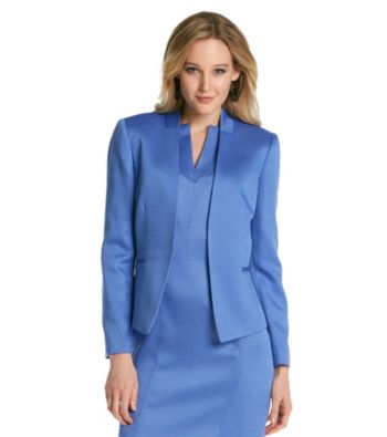 Tahari by Arthur S. Levine® Textured Flyaway Jacket