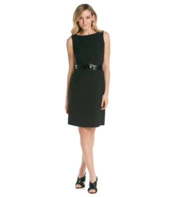 Tahari by Arthur S. Levine® Wide Buckle Sheath Dress