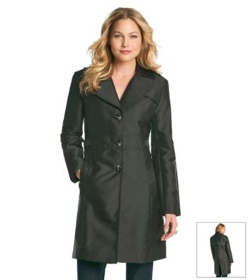 Kenneth Cole Single Breasted Cotton Sateen Walker