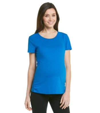Three Seasons Maternity™ Solid Shirred Tee