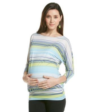 Three Seasons Maternity™ Dolman Striped Top