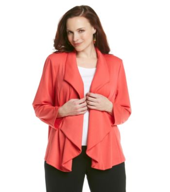 Fever™ Plus Size Ponte Jacket