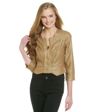 XOXO® Juniors' Zip Front Jacket