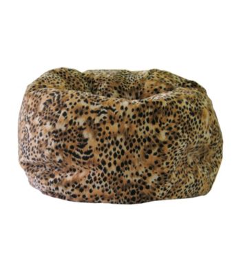 Gold Medal Kit Kat Print Micro-Fiber Suede Bean Bag