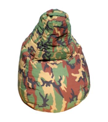 Gold Medal Camouflage Demin Look Bean Bag with Pocket