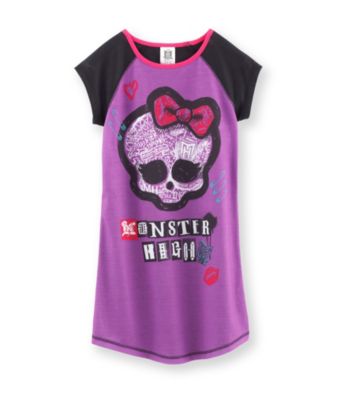 Monster High® Girls' 6-16 Purple Skull Dorm