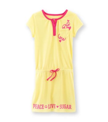 Sugar Sweet Girls' 5-16 Yellow/Pink 