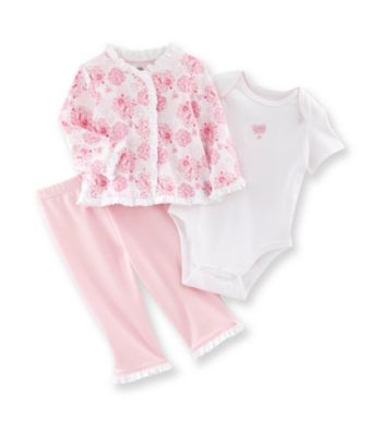 Little Me® Baby Girls' Pink Butterfly Take-Me-Home Set