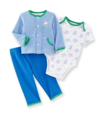 Little Me® Baby Boys' Blue Monkey Take-Me-Home Set