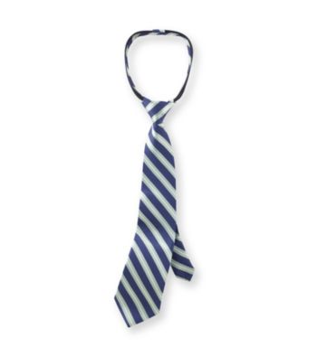 Statements Boys' Green/Navy Nautical Striped Zip Tie