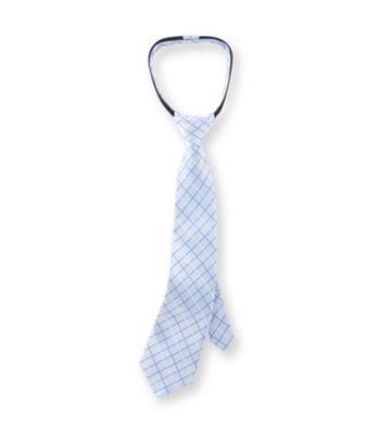 Statements Boys' Blue Windowpane Zip Tie