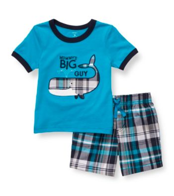 Carter's&Reg; Boys' 2T-4T Turquoise 2-pc. 