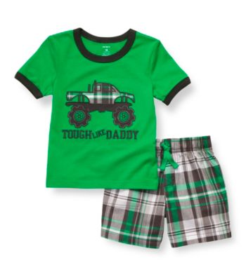 Carter's® Boys' 2T-4T Green 2-pc. 