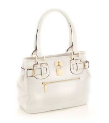AK Anne Klein® Cream Trinity Satchel