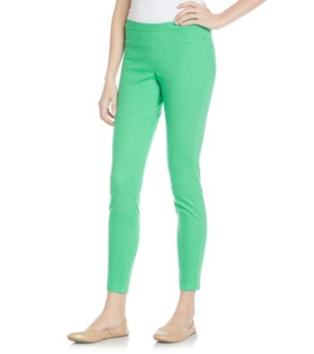 HUE® Kelly Green Denim Leggings