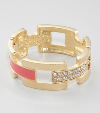 GUESS Goldtone Hinge Bracelet