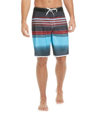 Mambo® Men's Hip Stripe Dolphin Hem Board Short
