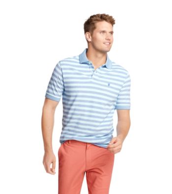 Izod® Men's Short Sleeve Oxford Stripe Polo