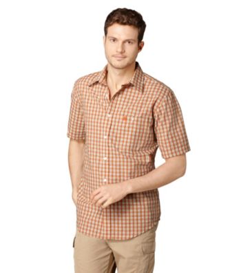 Bass® Men's Short Sleeve Mini Plaid Seersucker Woven