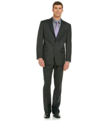 Jones New York® Men's Black Solid Suit
