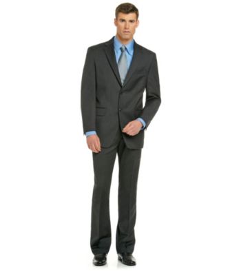 Jones New York® Men's Charcoal Athletic-Fit Solid Suit
