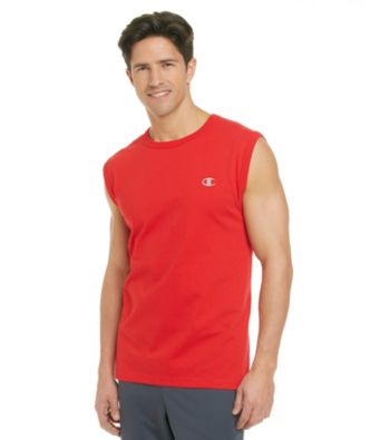 Champion® Men's Crimson Jersey Muscle Tee