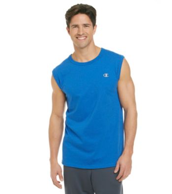 Champion® Men's Team Blue Jersey Muscle Tee