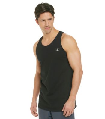 Champion® Men's Black Jersey Tank