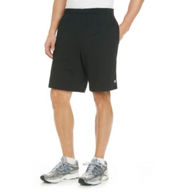 Champion® Men's Black Jersey Short with Pockets