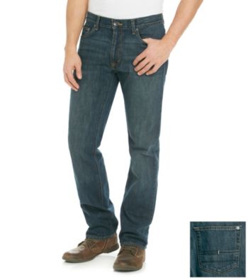 Calvin Klein Jeans® Men's Dark Cerulean Blue Relaxed Straight-Fit Denim
