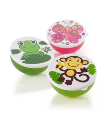 LivingQuarters Kids Bowl with Lid