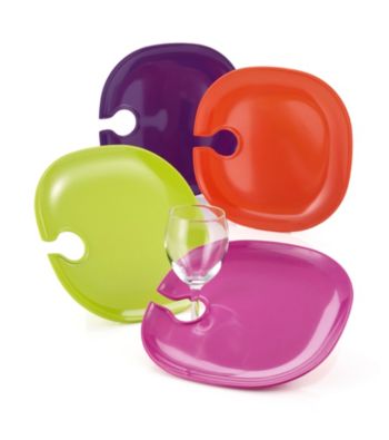 LivingQuarters Samba Party Plate