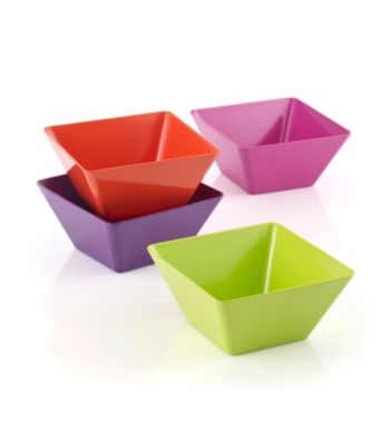 LivingQuarters Samba Square Small Bowl