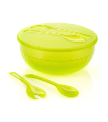 LivingQuarters Samba Large Salad Bowl With Lid