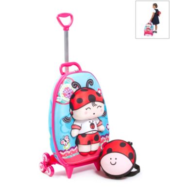 MaxToy Qui Qui Joana 3D Roller BackPack Set