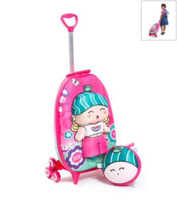 MaxToy Qui Qui Melly 3D Roller BackPack Set