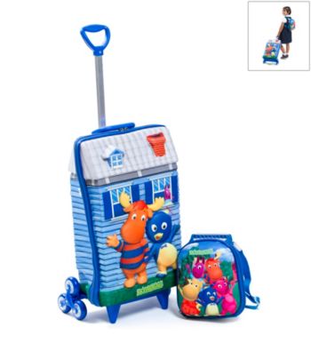 MaxToy Blue Backyardigans℠ 3D Roller BackPack Set